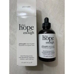Philosophy "When Hope Is Not Enough" Facial Firming Serum, 5.7 fl oz 171 ml